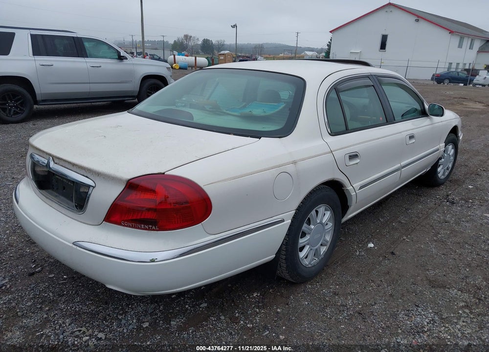 1999 LINCOLN CONTINENTAL VIN: 1LNHM97VXXY703416