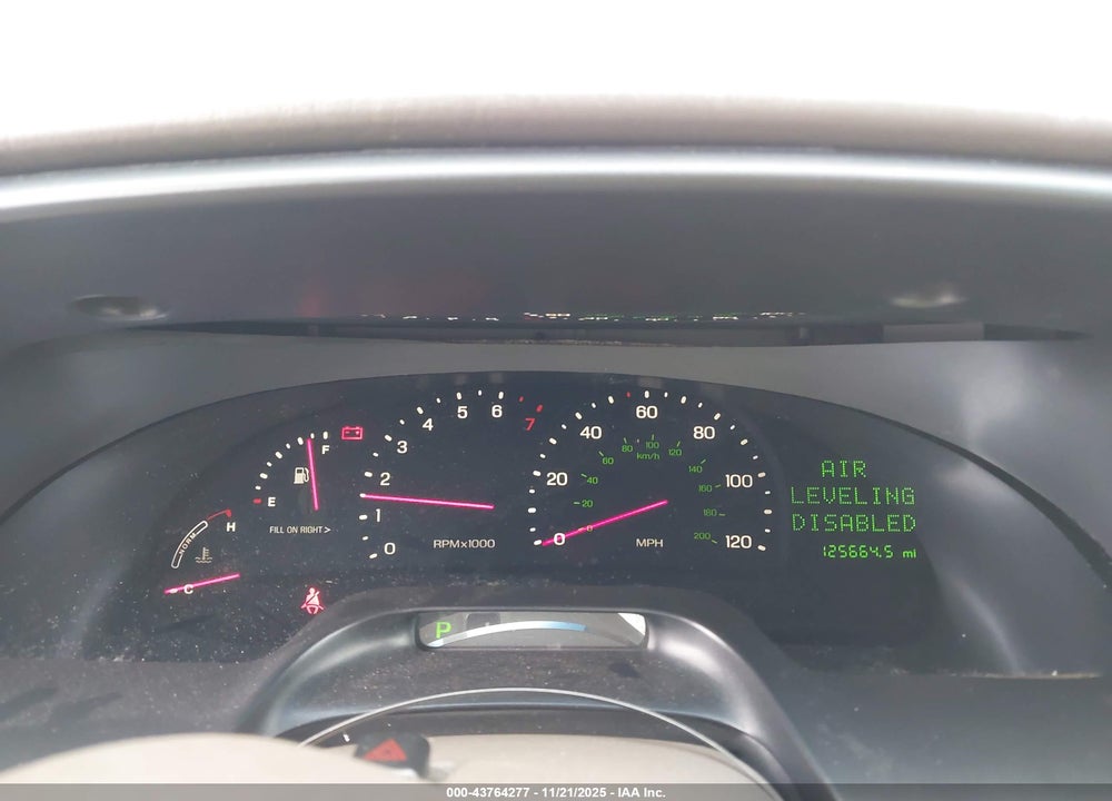 1999 LINCOLN CONTINENTAL VIN: 1LNHM97VXXY703416