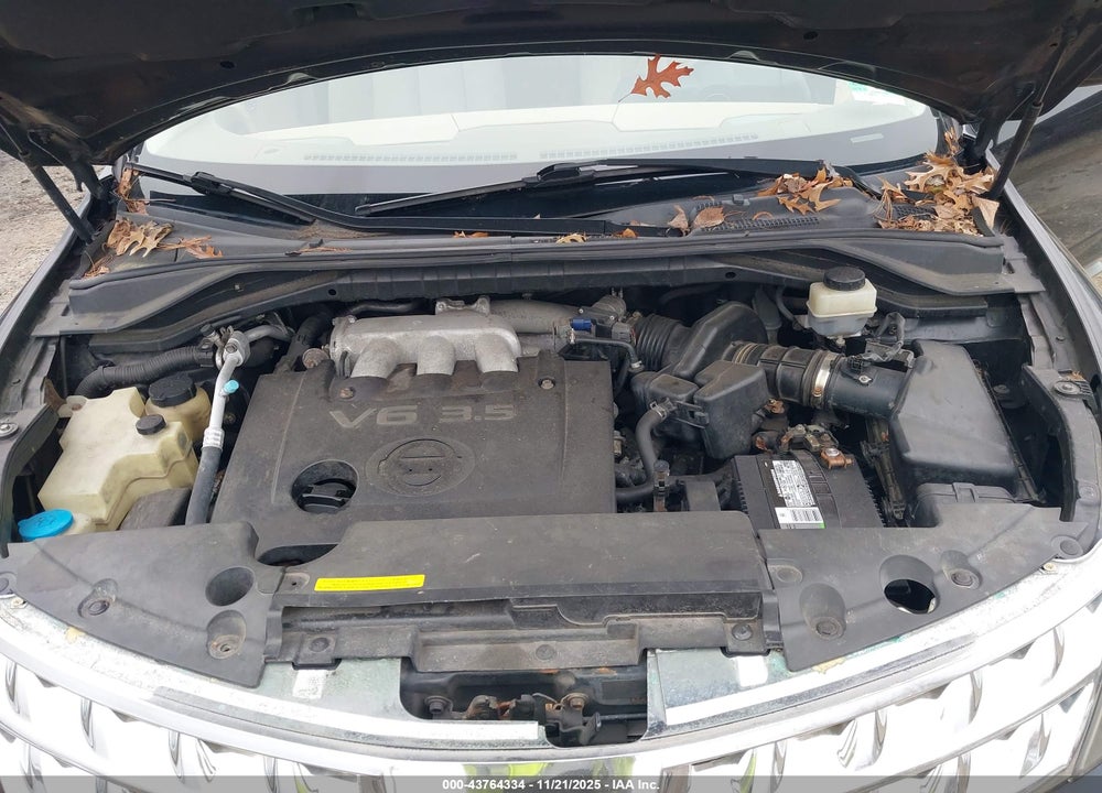 2006 NISSAN MURANO S VIN: JN8AZ08W56W549142