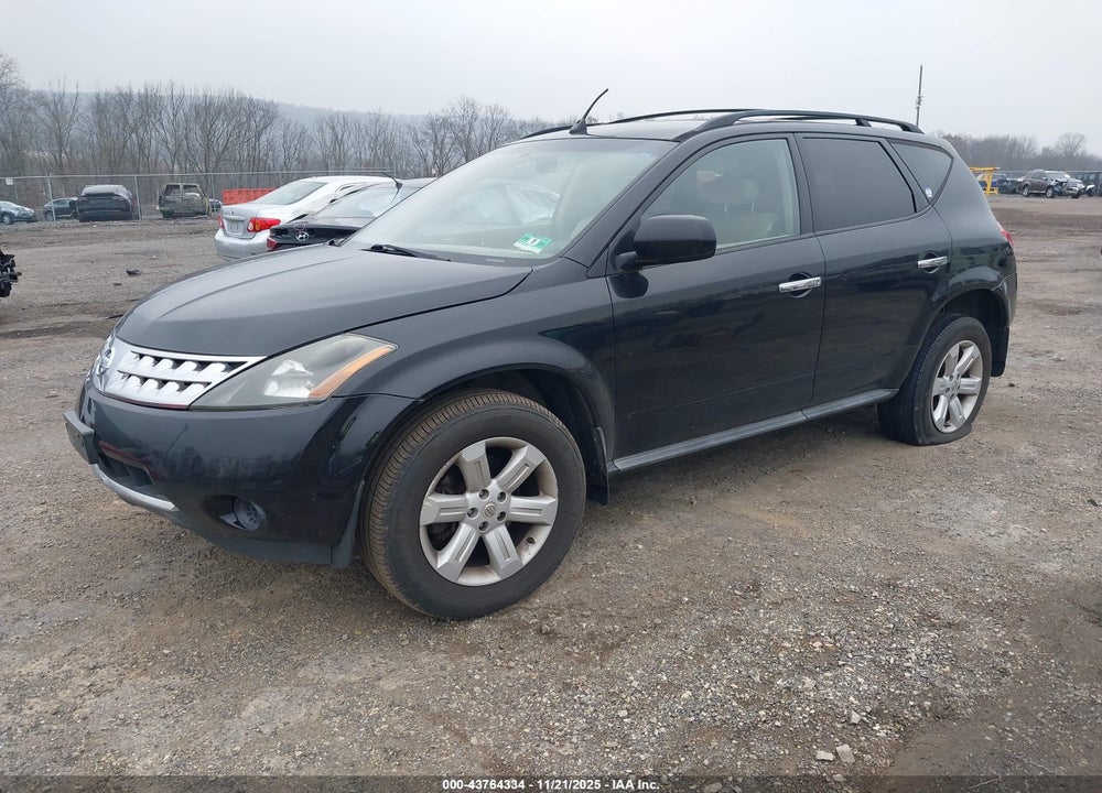 2006 NISSAN MURANO S VIN: JN8AZ08W56W549142