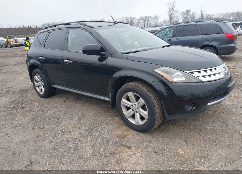2006 NISSAN MURANO S VIN: JN8AZ08W56W549142