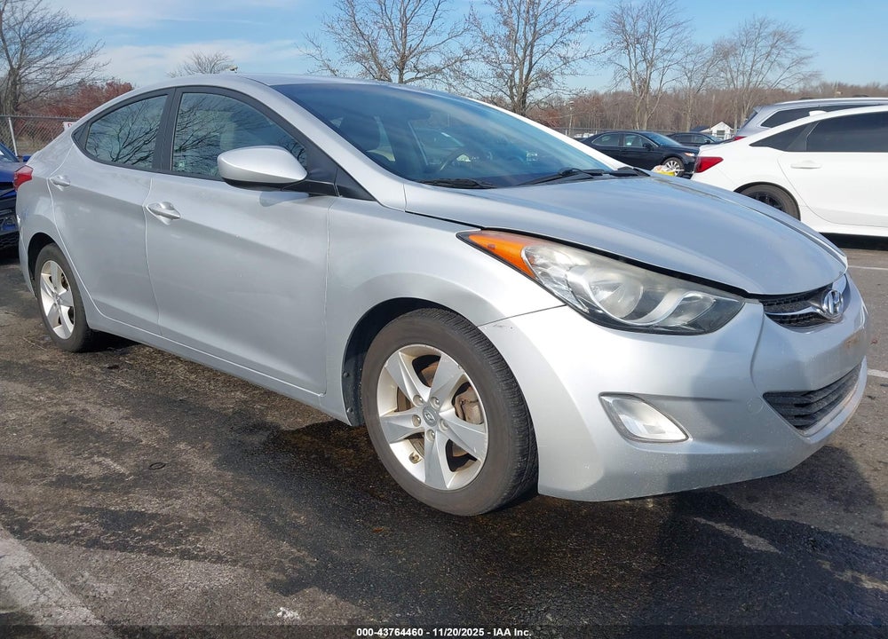2013 HYUNDAI ELANTRA GLS VIN: 5NPDH4AE3DH290531