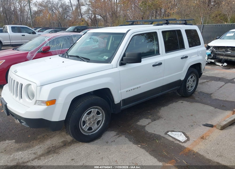 2012 JEEP PATRIOT VIN: 1C4NJRBB1CD651379
