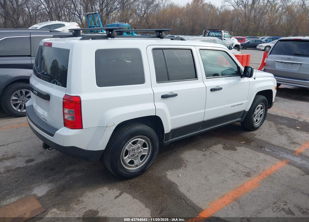 2012 JEEP PATRIOT VIN: 1C4NJRBB1CD651379