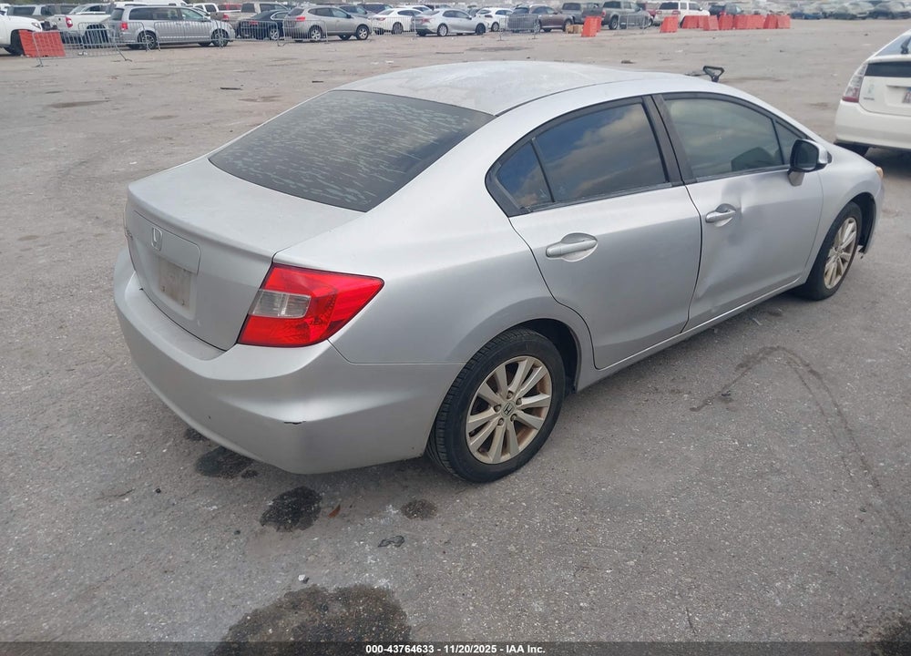 2012 HONDA CIVIC EX VIN: 2HGFB2F89CH333926