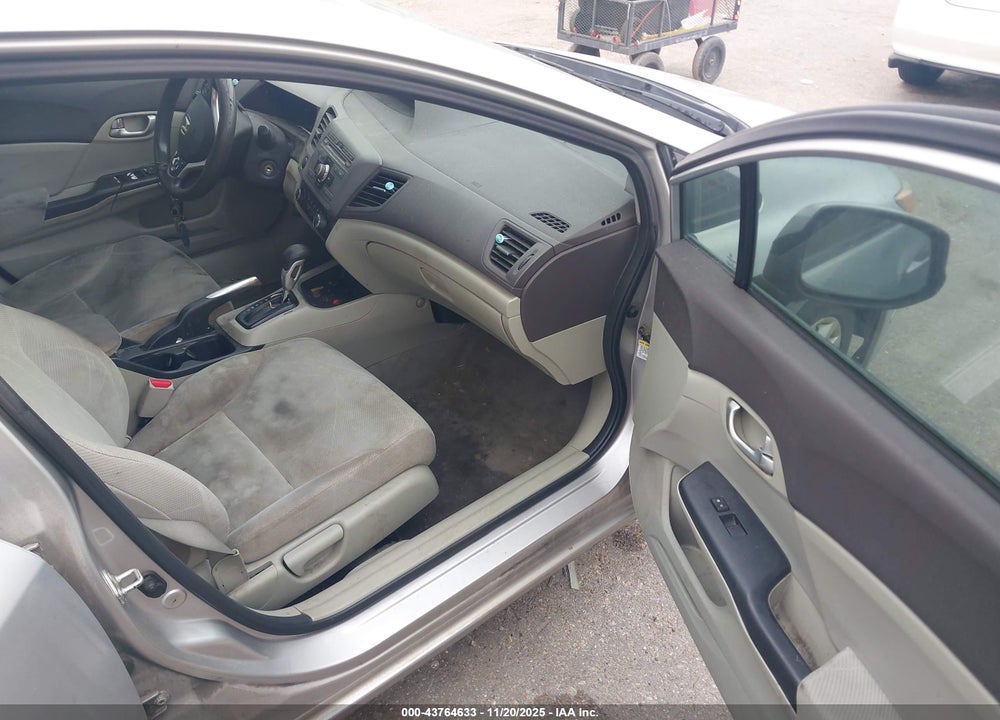 2012 HONDA CIVIC EX VIN: 2HGFB2F89CH333926