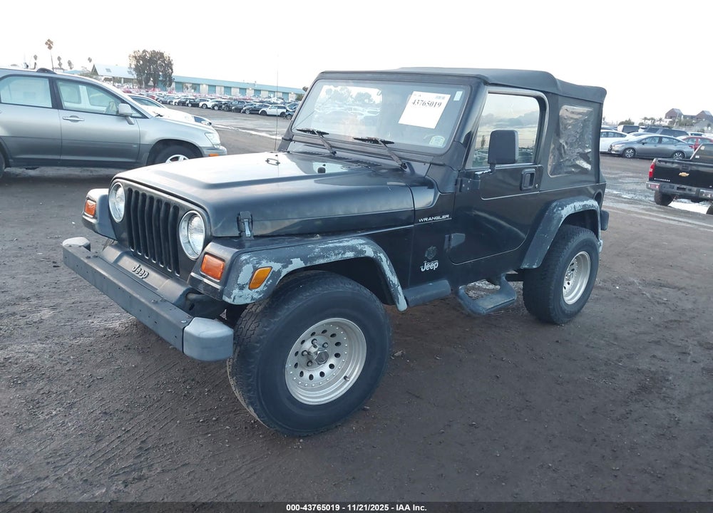 1997 JEEP WRANGLER SE VIN: 1J4FY29P7VP542946