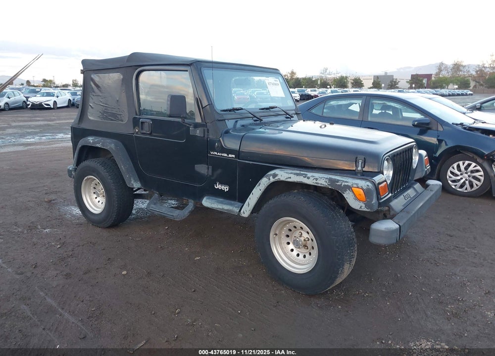 1997 JEEP WRANGLER SE VIN: 1J4FY29P7VP542946