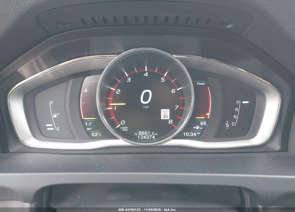2015 VOLVO V60 T5 PLATINUM VIN: YV140MEMXF1227343