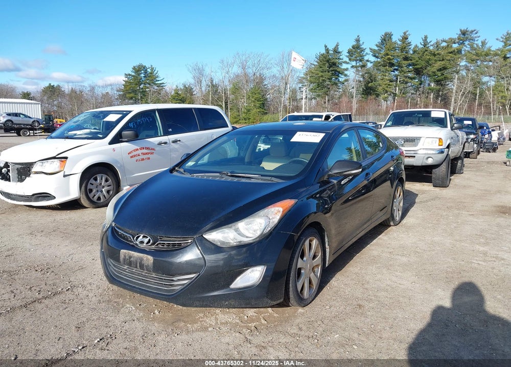 2011 HYUNDAI ELANTRA LIMITED VIN: 5NPDH4AEXBH013601
