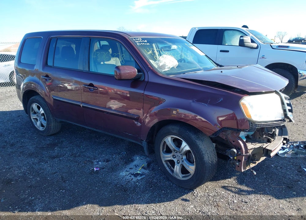 2014 HONDA PILOT EX-L VIN: 5FNYF4H51EB020839