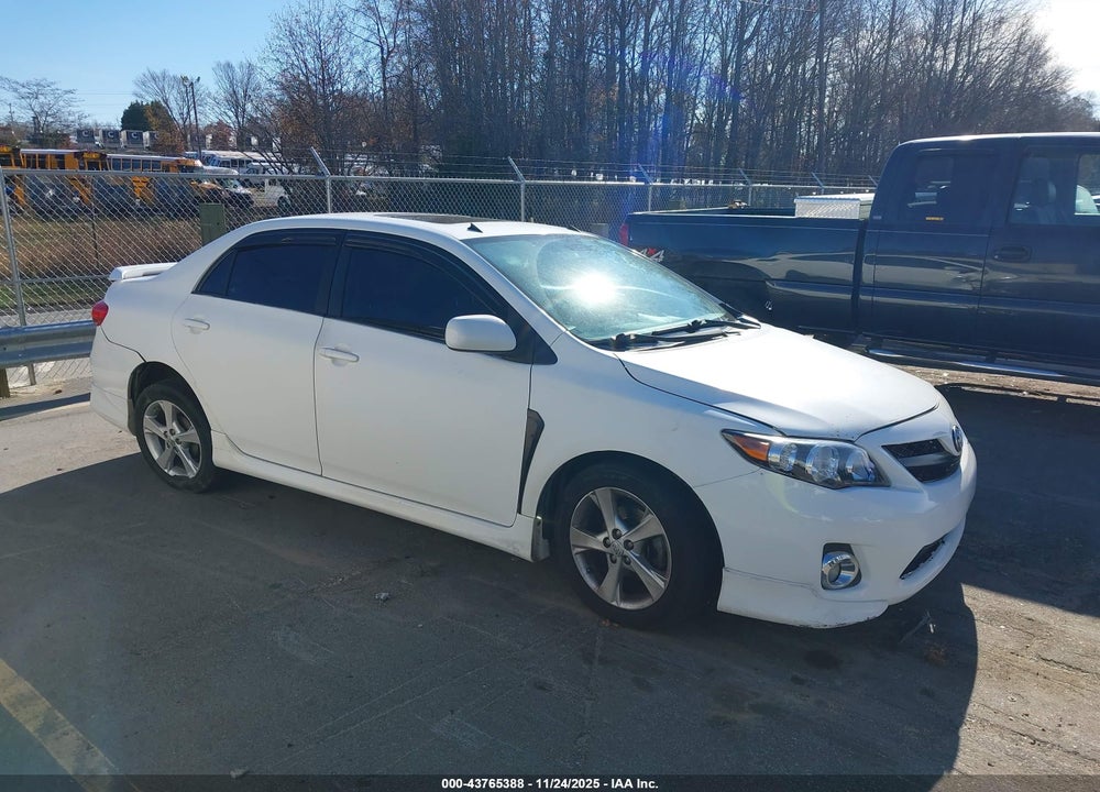 2011 TOYOTA COROLLA S VIN: 2T1BU4EEXBC608870