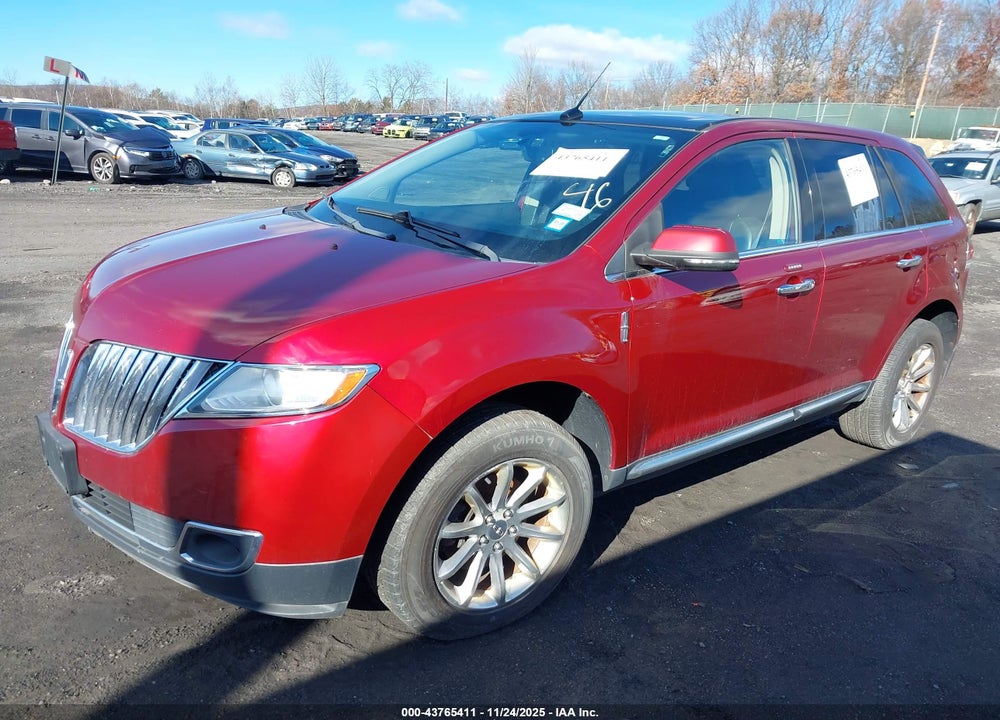 2013 LINCOLN MKX VIN: 2LMDJ8JK7DBL44135
