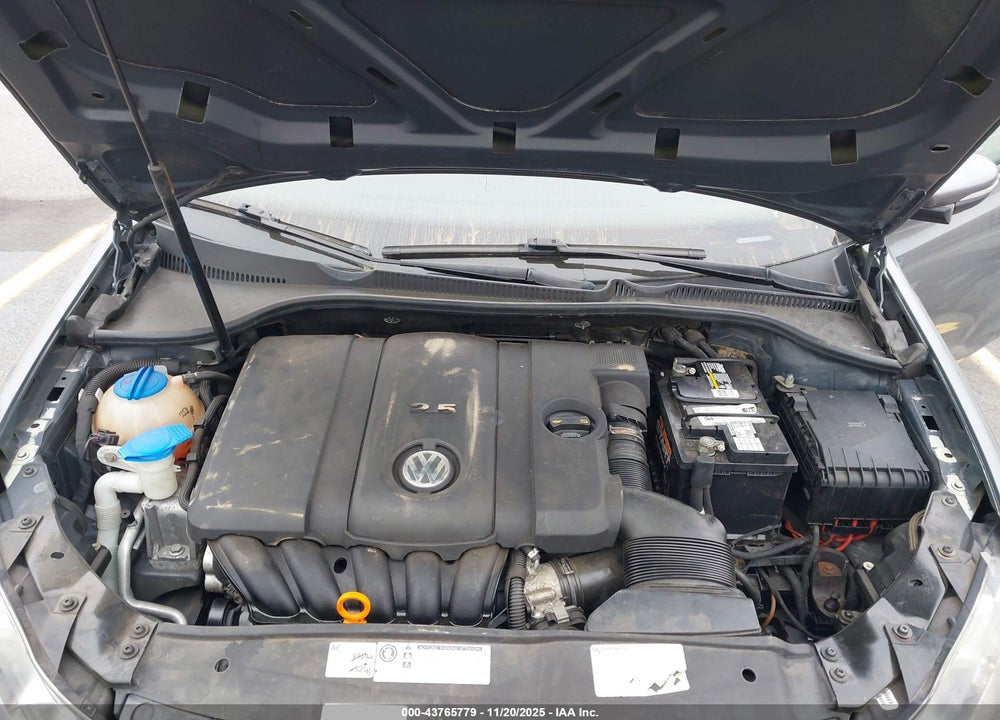 2012 VOLKSWAGEN GOLF 2.5L 4-DOOR VIN: WVWDB7AJ5CW107249