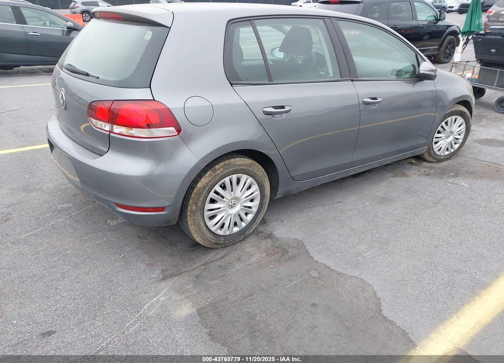 2012 VOLKSWAGEN GOLF 2.5L 4-DOOR VIN: WVWDB7AJ5CW107249