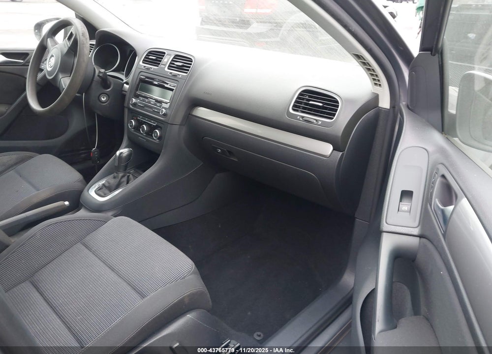 2012 VOLKSWAGEN GOLF 2.5L 4-DOOR VIN: WVWDB7AJ5CW107249