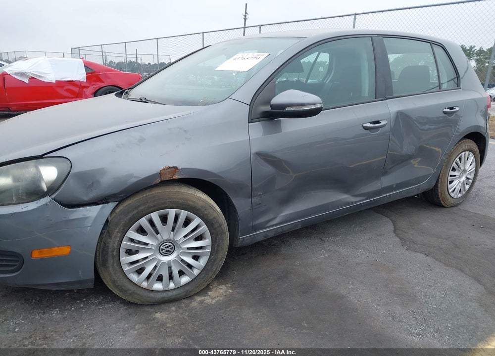 2012 VOLKSWAGEN GOLF 2.5L 4-DOOR VIN: WVWDB7AJ5CW107249
