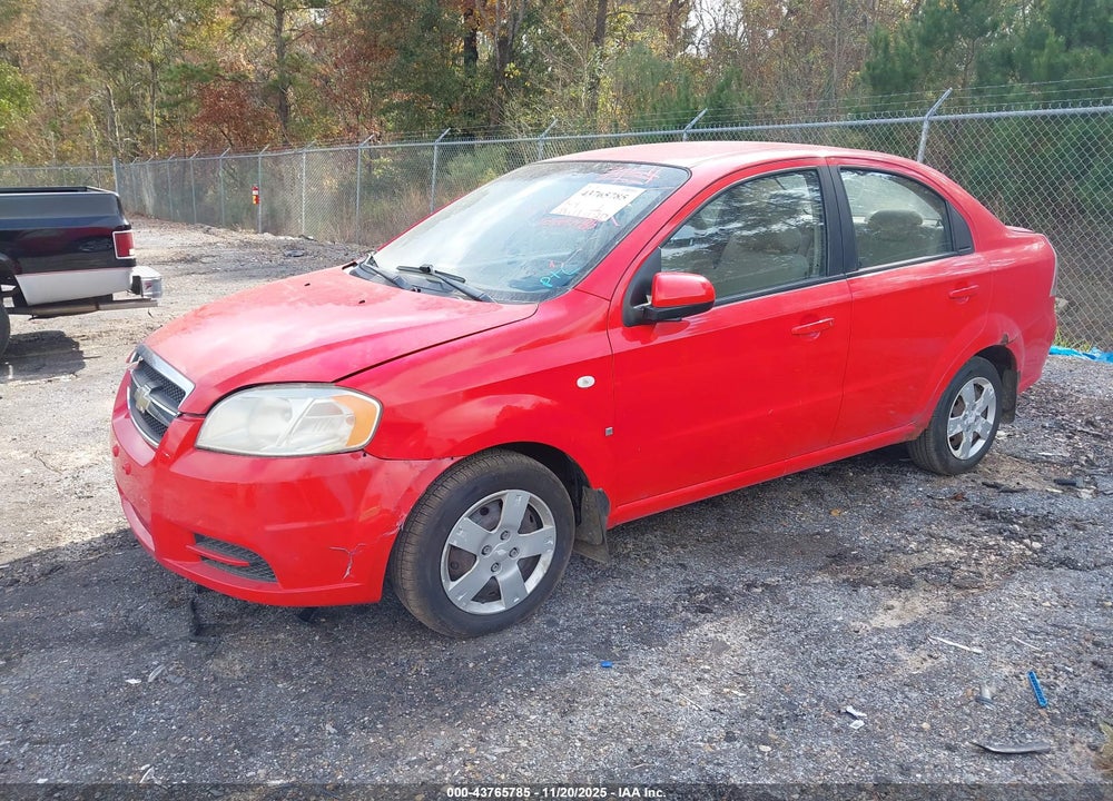 2007 CHEVROLET AVEO LS VIN: KL1TD56697B076896