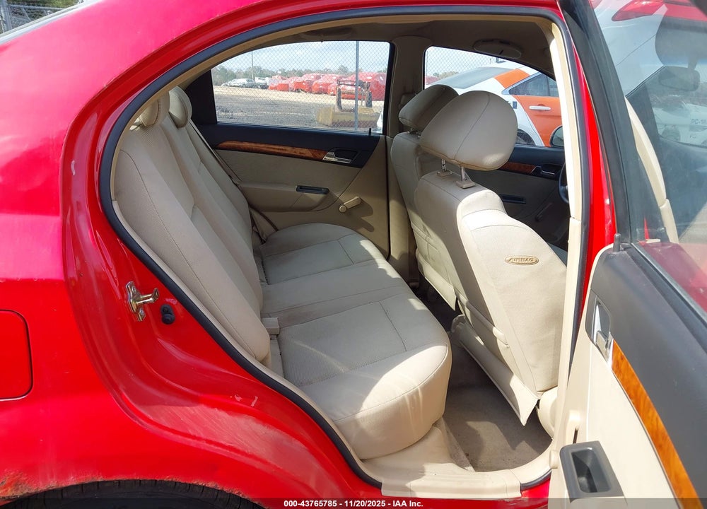 2007 CHEVROLET AVEO LS VIN: KL1TD56697B076896