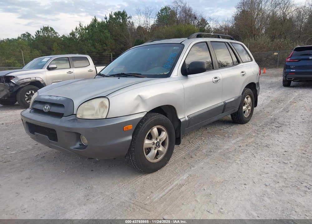 2006 HYUNDAI SANTA FE GLS VIN: KM8SC13D56U070286