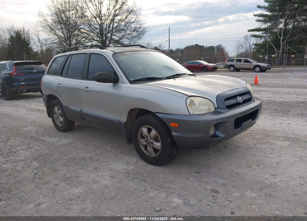 2006 HYUNDAI SANTA FE GLS VIN: KM8SC13D56U070286