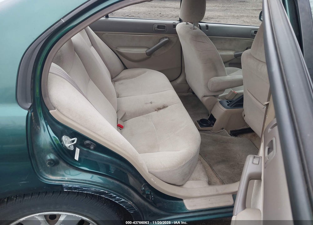 2001 HONDA CIVIC EX VIN: 2HGES26761H587187