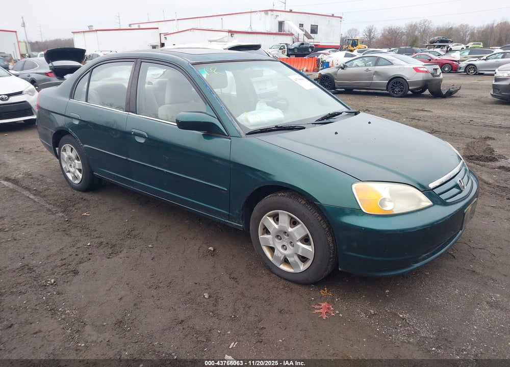 2001 HONDA CIVIC EX VIN: 2HGES26761H587187