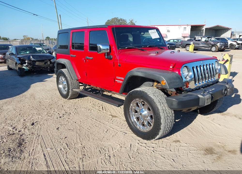 2012 JEEP WRANGLER UNLIMITED SPORT VIN: 1C4BJWDG2CL129750