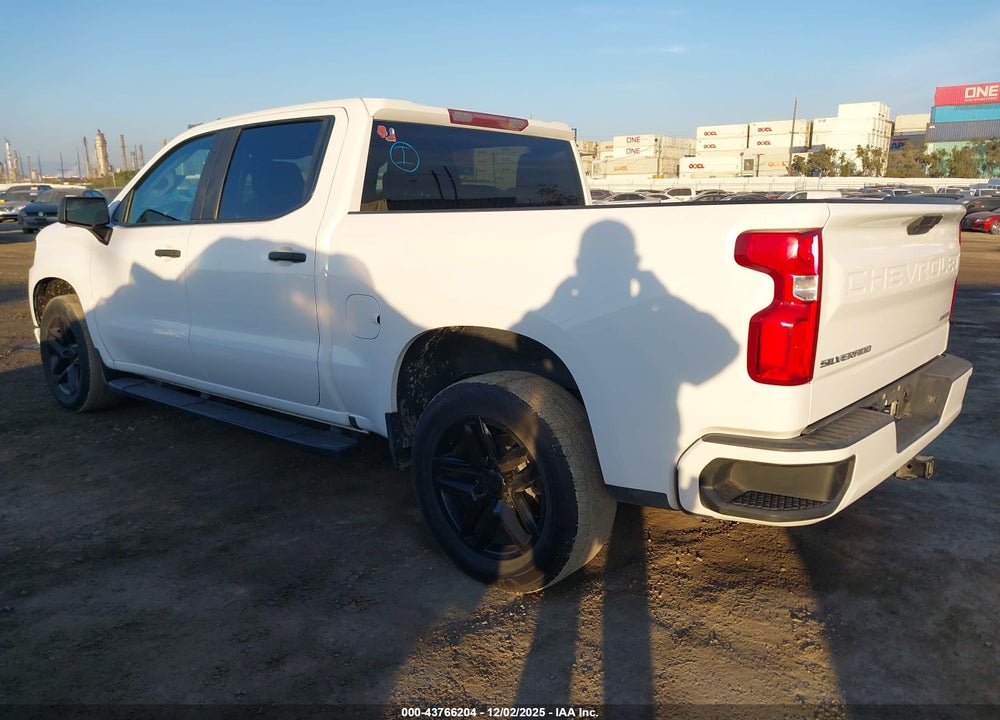 2021 CHEVROLET SILVERADO 1500 2WD  SHORT BED CUSTOM VIN: 3GCPWBEK0MG228973