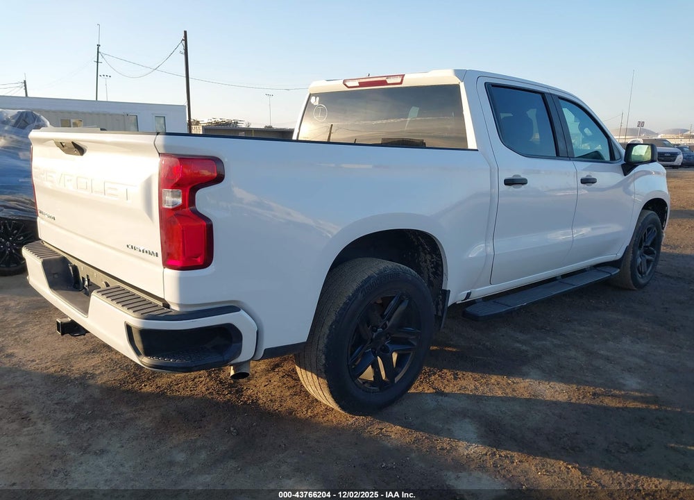 2021 CHEVROLET SILVERADO 1500 2WD  SHORT BED CUSTOM VIN: 3GCPWBEK0MG228973