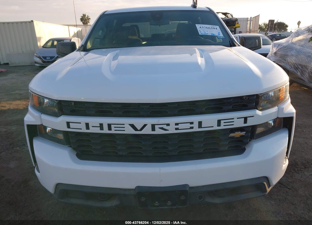 2021 CHEVROLET SILVERADO 1500 2WD  SHORT BED CUSTOM VIN: 3GCPWBEK0MG228973