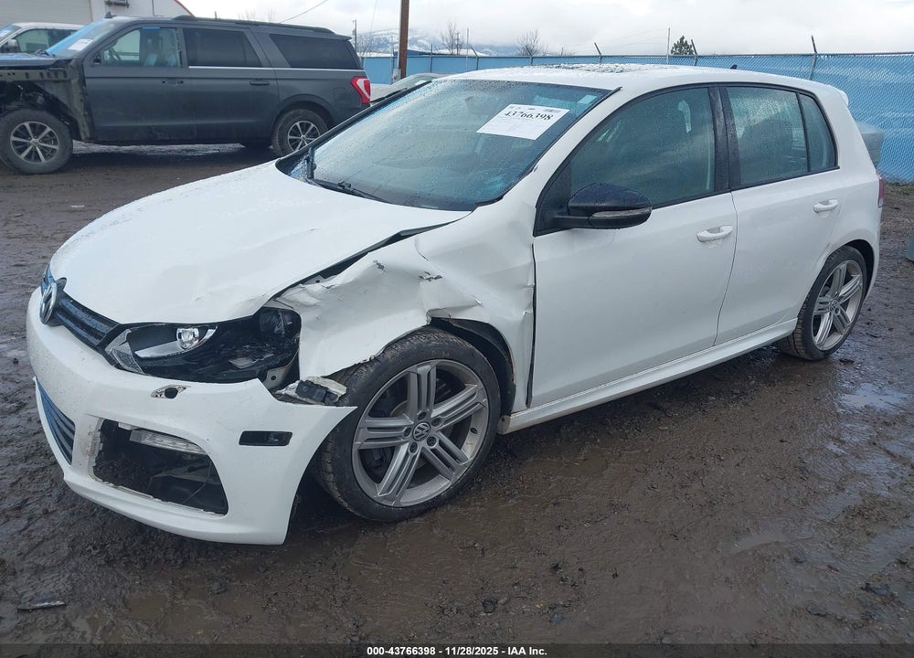 2012 VOLKSWAGEN GOLF R 4-DOOR VIN: WVWPF7AJ1CW349196