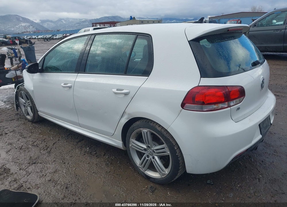 2012 VOLKSWAGEN GOLF R 4-DOOR VIN: WVWPF7AJ1CW349196