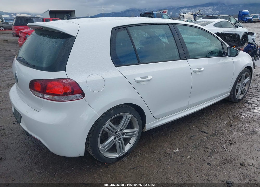 2012 VOLKSWAGEN GOLF R 4-DOOR VIN: WVWPF7AJ1CW349196