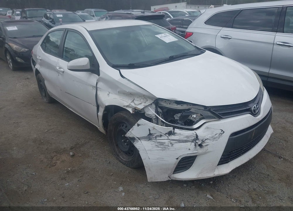 2016 TOYOTA COROLLA LE VIN: 2T1BURHE4GC610064