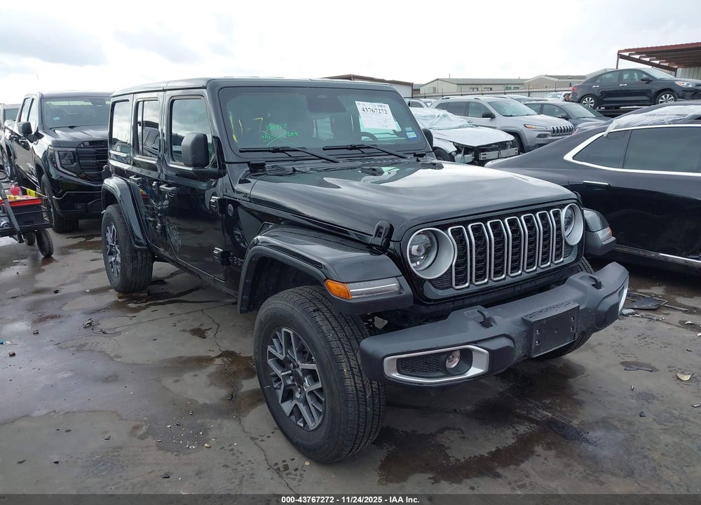 2025 JEEP WRANGLER 4-DOOR SAHARA 4X4 VIN: 1C4PJXEN4SW573900