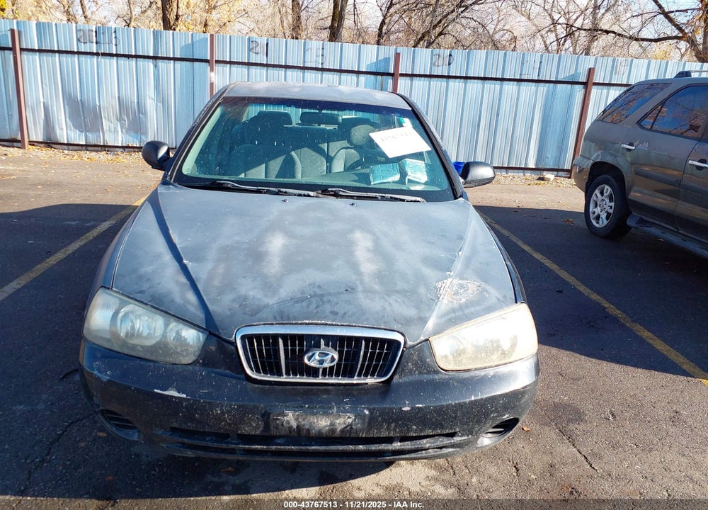 2001 HYUNDAI ELANTRA GLS VIN: KMHDN45D71U100141