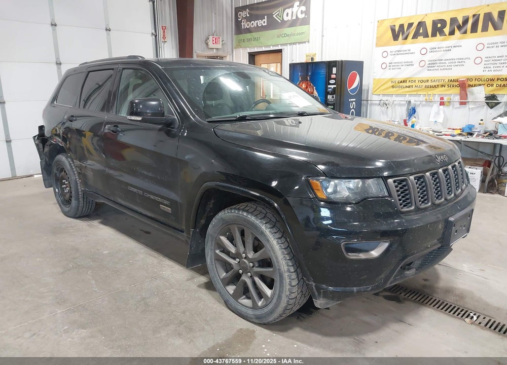 2017 JEEP GRAND CHEROKEE LIMITED VIN: 1C4RJFBG9HC718643