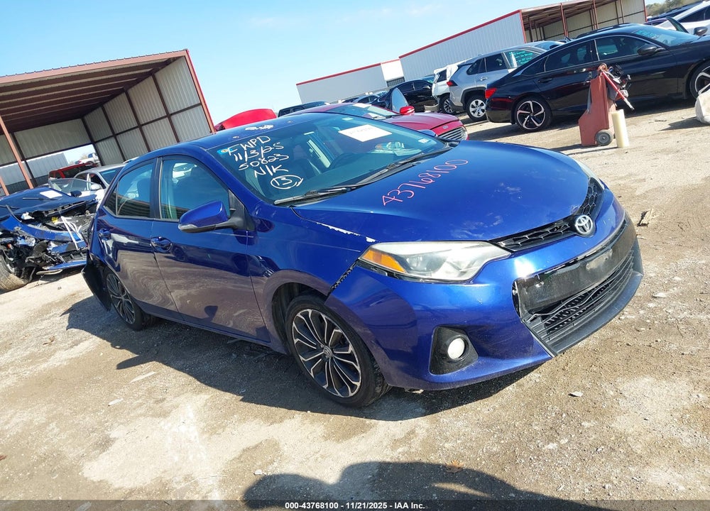 2015 TOYOTA COROLLA S PLUS VIN: 5YFBURHE9FP191191
