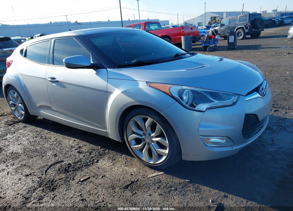 2012 HYUNDAI VELOSTER BASE W/BLACK VIN: KMHTC6AD9CU030695