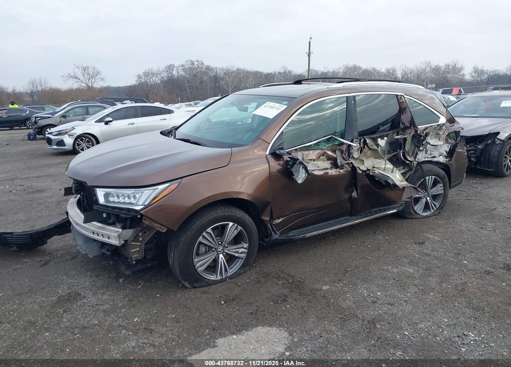 2019 ACURA MDX STANDARD VIN: 5J8YD4H35KL019479