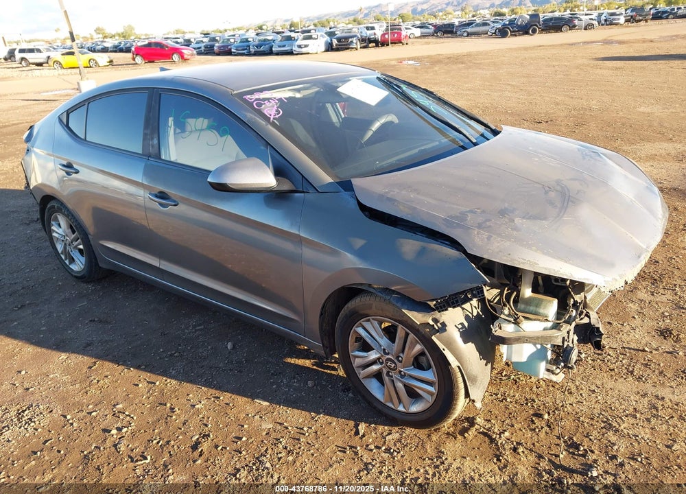 2019 HYUNDAI ELANTRA SEL VIN: KMHD84LF6KU752262