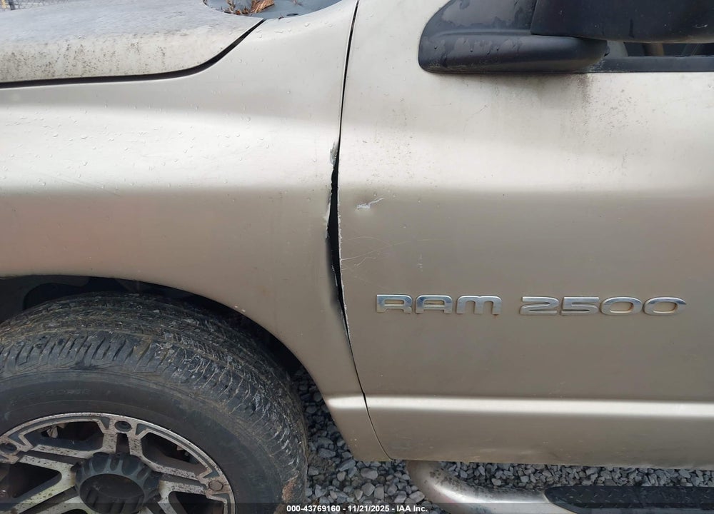 2004 DODGE RAM 2500 ST VIN: 3D7KA26D84G109051