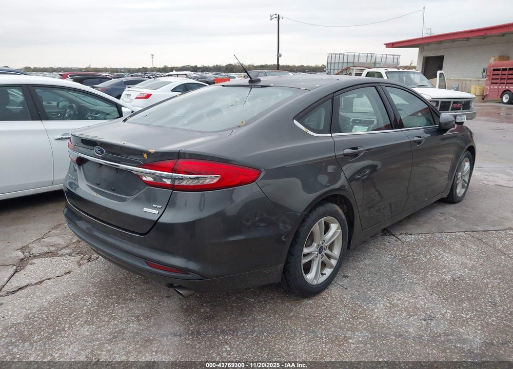 2018 FORD FUSION SE VIN: 3FA6P0HD0JR109594