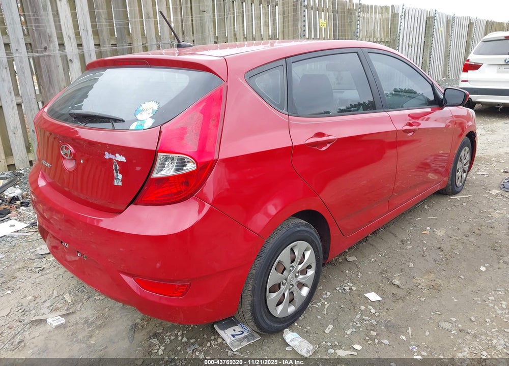2016 HYUNDAI ACCENT SE VIN: KMHCT5AE6GU237103