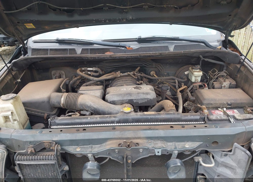2008 TOYOTA TUNDRA SR5 4.7L V8 VIN: 5TBBT54118S463153