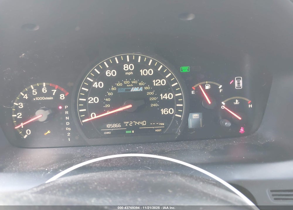 2007 HONDA ACCORD HYBRID VIN: JHMCN36407C001117