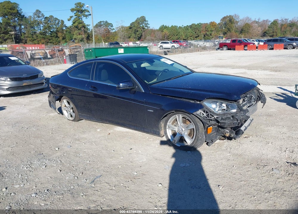 2012 MERCEDES-BENZ C 250 VIN: WDDGJ4HB6CF798326