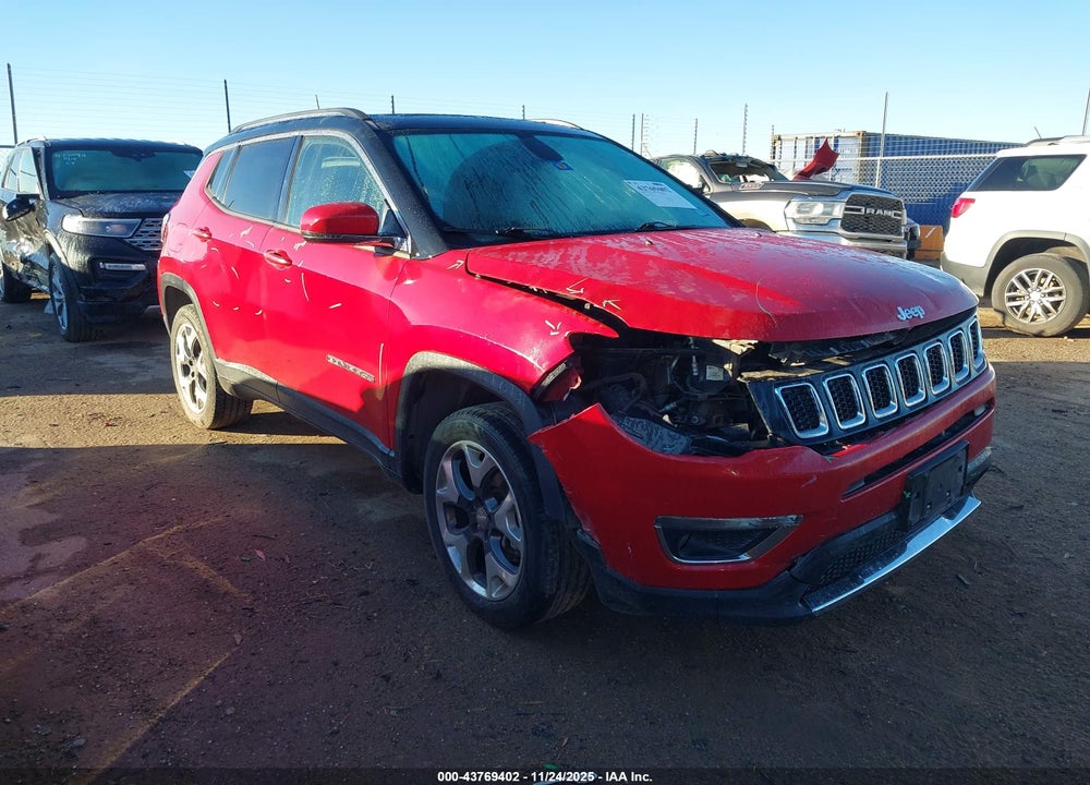 2018 JEEP COMPASS LIMITED 4X4 VIN: 3C4NJDCB3JT402820