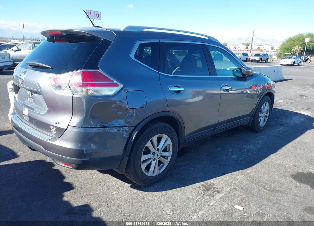 2015 NISSAN ROGUE SV VIN: 5N1AT2MT4FC754114
